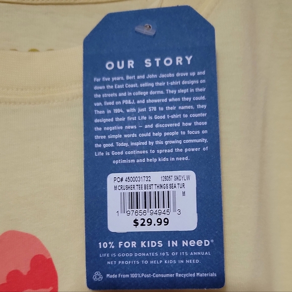 Life Is Good T-shirt Size Medium NWT - Picture 4 of 7